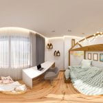 2 نوعان من غرف نوم الاطفال
