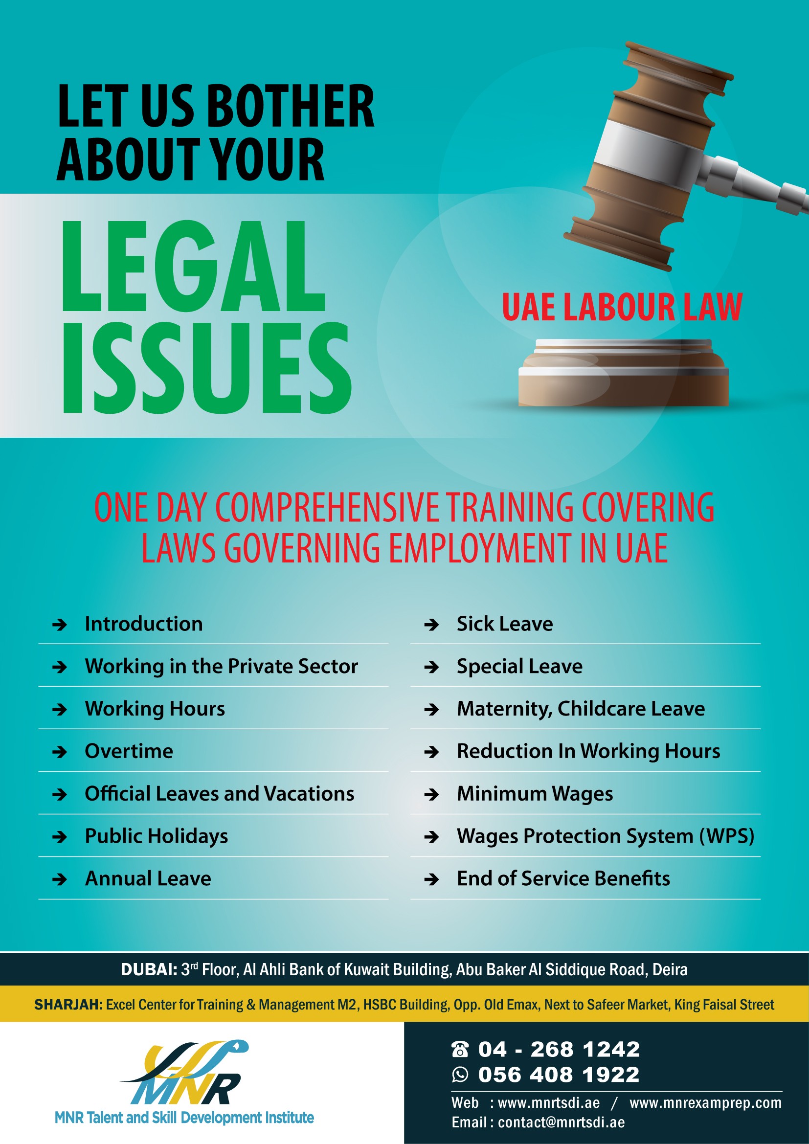 UAE Labour Law Dubai, UAE (Course)