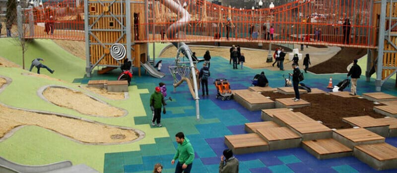 Go for an Outdoor Thrill at the Maggie Daley Park