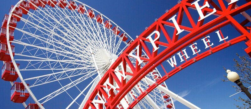 Ride the Centennial Ferris Wheel at Navy Pier
