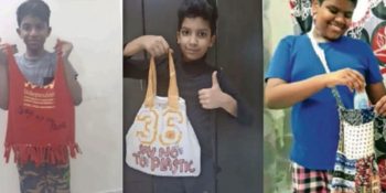 Art teacher gives students lessons on eco-friendly living