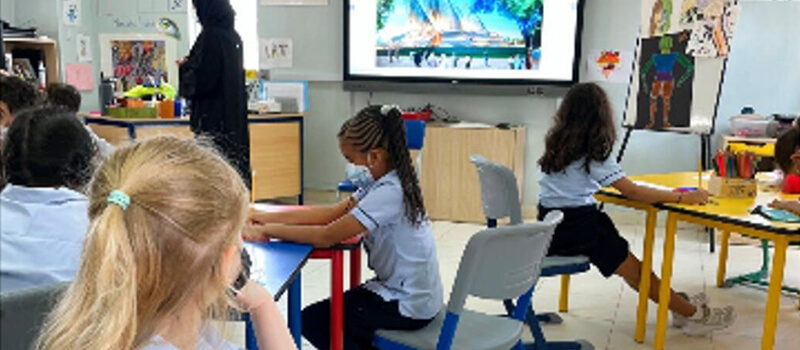 Look: Abu Dhabi students learn art with new museum collaboration