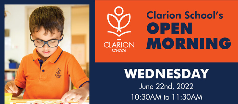 Open Morning - Clarion School Open Morning - Clarion School