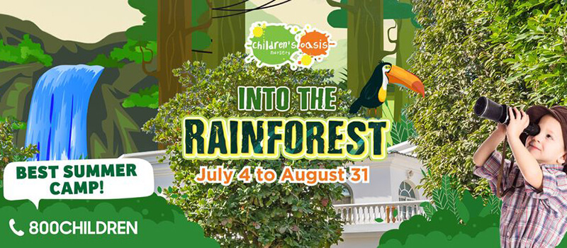 Into the Rainforest - Summer Camp - Children’s Oasis Nursery