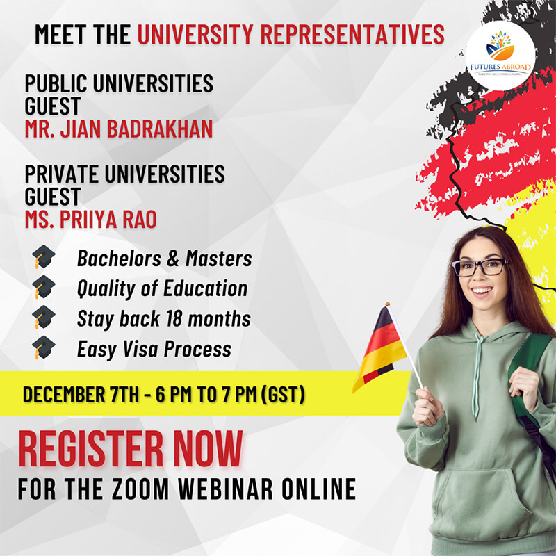 Study In Germany Free Webinar Futures Abroad Previous Events