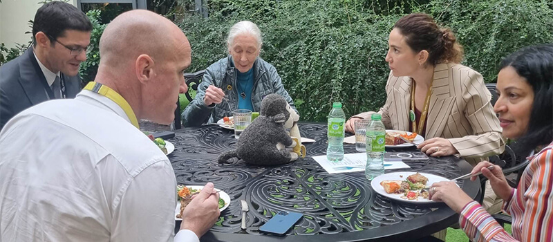 The Arbor School invites Dr Jane Goodall for lunch