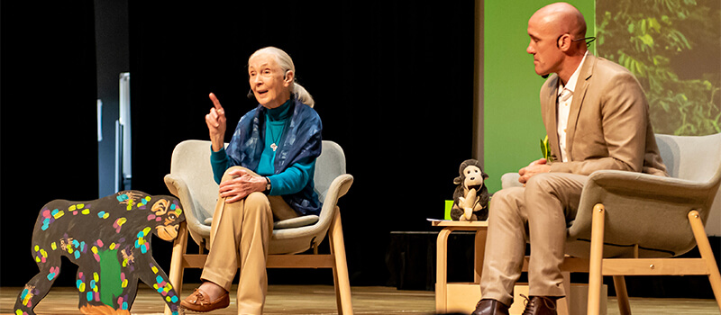 The Arbor School invites Dr Jane Goodall for lunch