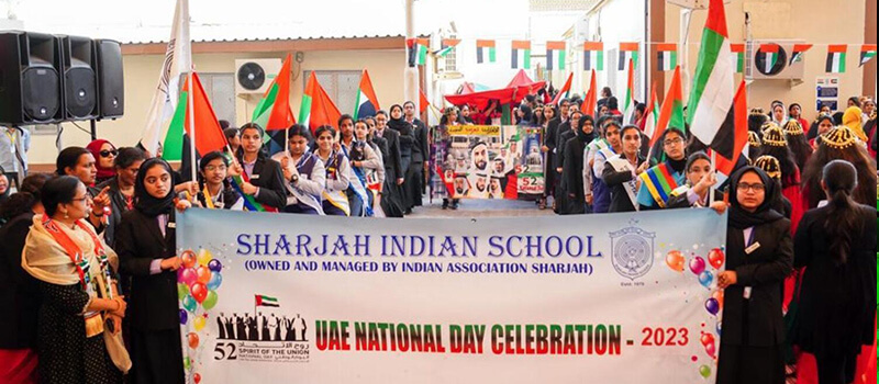 UAE National Day: Students celebrate Union Day, paint school red, black, white, and green UAE National Day: Students celebrate Union Day, paint school red, black, white, and green