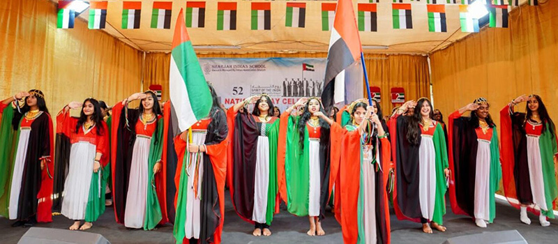 UAE National Day: Students celebrate Union Day, paint school red, black, white, and green UAE National Day: Students celebrate Union Day, paint school red, black, white, and green