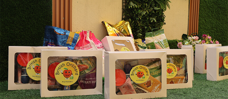 British Orchard Nursery Kids Give Ramadan Wellness Boxes to UAE Food Drivers British Orchard Nursery Kids Give Ramadan Wellness Boxes to UAE Food Drivers