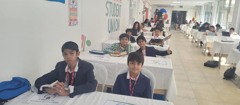 Dubai: 100 students from 5 schools learn diplomacy at United Nations simulation