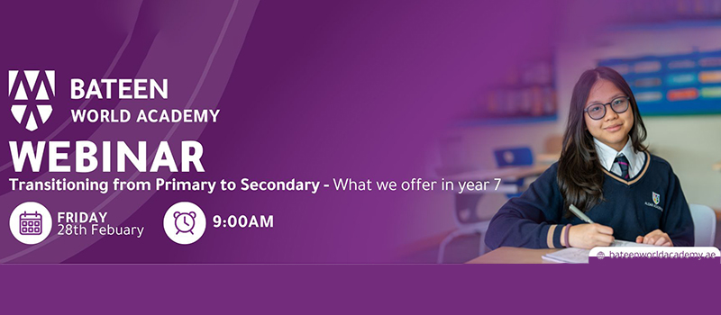 Webinar - Bateen World Academy, Aldar Academies