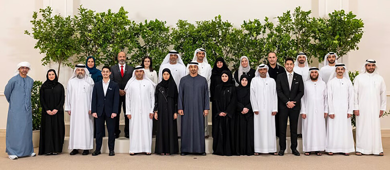 UAE President receives top Grade 12 students for 2024–25 Academic Year