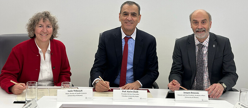 CUD Expands Global Pathways Through Strategic Agreements with the University of Ottawa