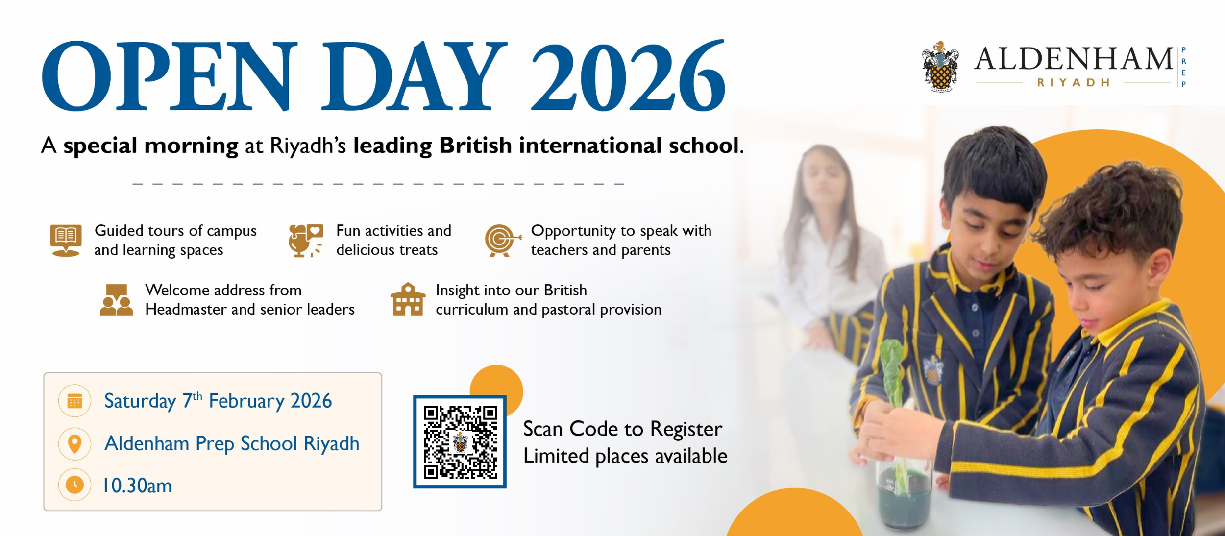 Open Day 2026 - Aldenham Prep Riyadh