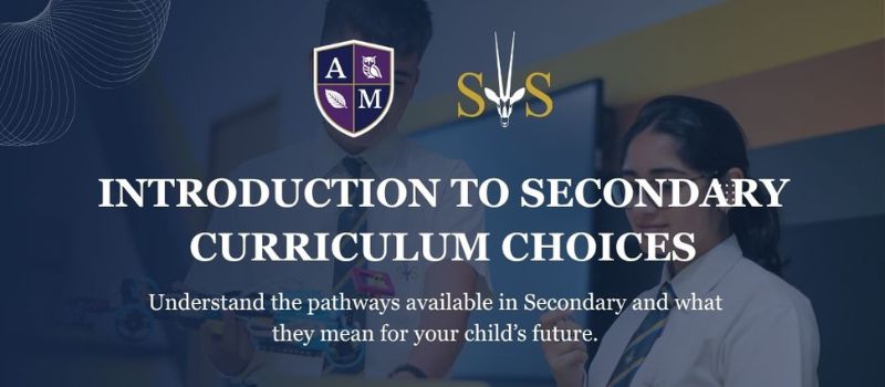 Introduction to Secondary Curriculum Choices - SVS x AMS