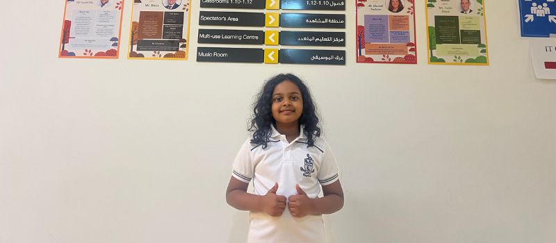 Young Repton Abu Dhabi Student Excels in Prestigious Global AMC 8 Challenge