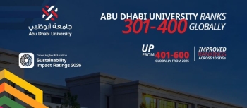 ADU Ranked Among World’s Top 400 in THE Sustainability Impact Ratings 2026